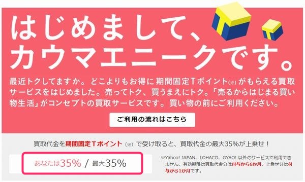 カウマエニークの買取サービスを利用してみた感想、気になる査定価格はどうだったか